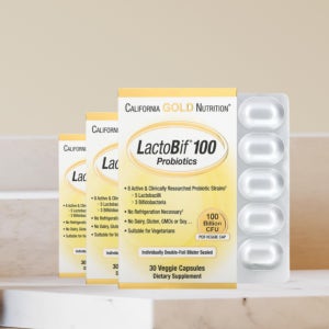 (3개) 캘리포니아 골드 뉴트리션 락토비프 1000억균 30캡슐 x 3개