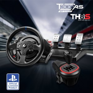 트러스트마스터 T300RS GT Edition 레이싱휠, 3패달포함 + TH8S 쉬프터 (PS5,PS4,PC용)