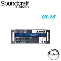 SOUNDCRAFT UI-16 믹서 16채널 태블릿PC,스마트폰,PC조정가능 4밴드EQ 12파라매트릭AFS출력 디지털믹서