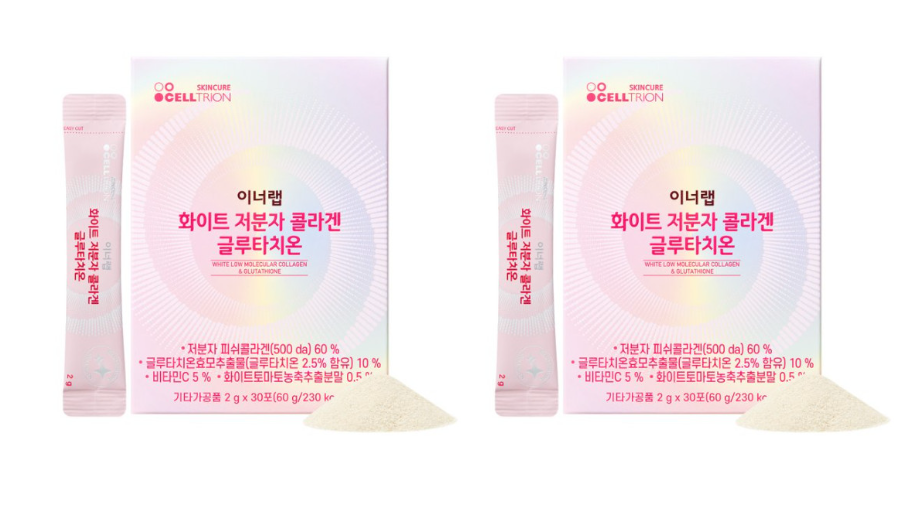 셀트리온 이너랩 화이트 저분자 콜라겐 글루타치온 2g x 60포 올리브영