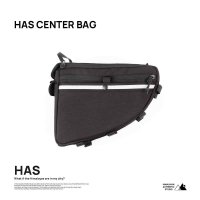 하스이큅먼트 슈퍼커브 센터백 블랙 / HAS CENTER BAG BLACK