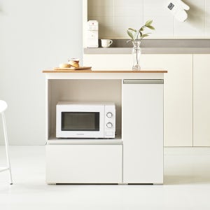 체로 아일랜드 식탁 조리대 홈바 테이블 수납장 900