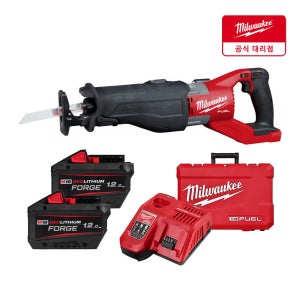 밀워키 전동공구 18V / FORGE 12.0Ah FUEL 슈퍼 컷쏘 세트 M18 FSX-122C