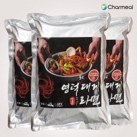 영덕 붉은 대게 홍게 해물 해장 라면 3봉 연지 박달 밀키트