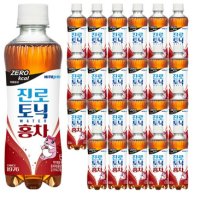 진로 토닉 워터 홍차 제로 칼로리 300ml x 24개