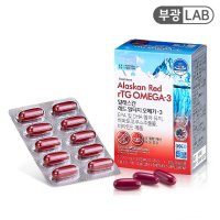 부광LAB 알래스칸레드 알티지 오메가3 1개월분 눈건강 영양제 RTG 혈행개선 부광메디카