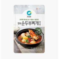 청정원짬뽕순두부찌개양념140g