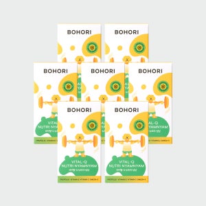 보호리 바이탈Q 뉴트리냠냠 7박스 150g 강아지 심장 기관지 협착 거위소리 켁켁거림 기침 영양제