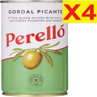 [영국발송] 150G 4개 브린디사 페렐로 스페니쉬 고달 그린 올리브 Brindisa Perello Spanish Gordal Pitted Green Olives