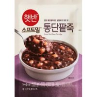 CJ더마켓 햇반 소프트밀 통단팥죽 죽맛집 영양죽 간편죽 식사대용 즉석죽 즉석식품 420G