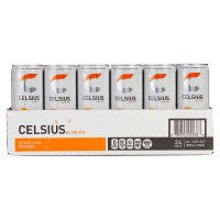 Celsisus 셀시어스 스파클링 에너지 드링크 오렌지맛 355ml x 24개입