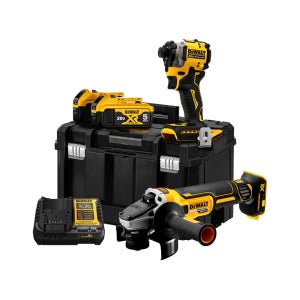 디월트 임팩드릴/그라인더 DCK2211P2T 충전 콤보세트 5.0AhX2개 20V