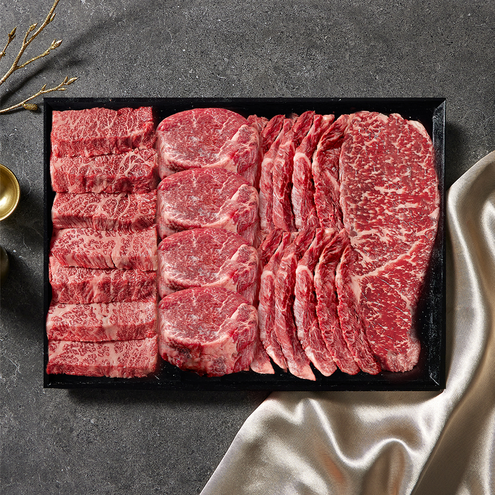 ++1등급 한우선물세트 설날 추석 명절 소고기 프리미엄세트 1kg