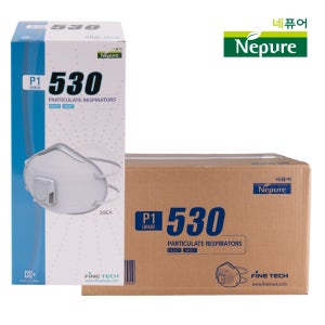 파인텍 네퓨어 530 안면부 여과식 2급 방진 마스크 산업용 공업용 40개