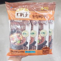 CJ 다담 정통된장찌개 140G X 4 x 1개