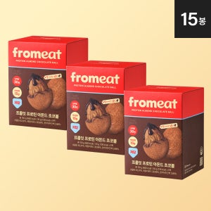 프롬잇 프로틴 아몬드 초코볼 초코, 30g, 15개