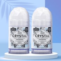 (2개세트) 크리스탈 미네랄 바디 데오드란트 스틱 무향 120g 데오도란트 Crystal