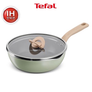 테팔 인덕션 티타늄 1X 원픽냄비팬 22cm, 피스타치오 그린