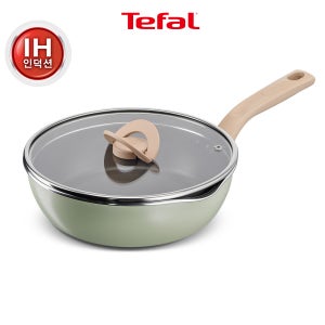 테팔 인덕션 티타늄 1X 원픽냄비팬 24cm, 피스타치오 그린