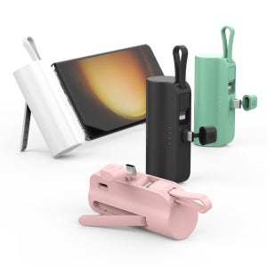 뉴클 2in1 도킹형 보조배터리 8핀 C타입 C핀 일체형 5000mAh