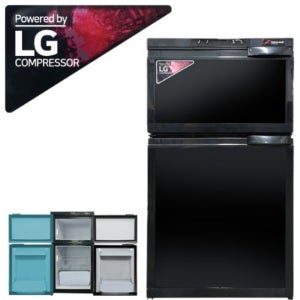 캠핑카 플루캠프 냉장고 98L 장착형 LG콤프레셔 양방향 도어개폐