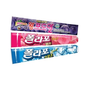 폴라포 스포츠 피치 왕포도알 3종세트 35개 빙과류 아이스크림배달