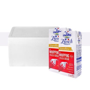 칸디아 생크림 1L, 12개 동물성 무가당 휘핑크림 1박스 대용량 보냉포장