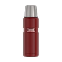 THERMOS 스테인리스 킹 16oz 진공 단열 소형 병 Rustic 빨간