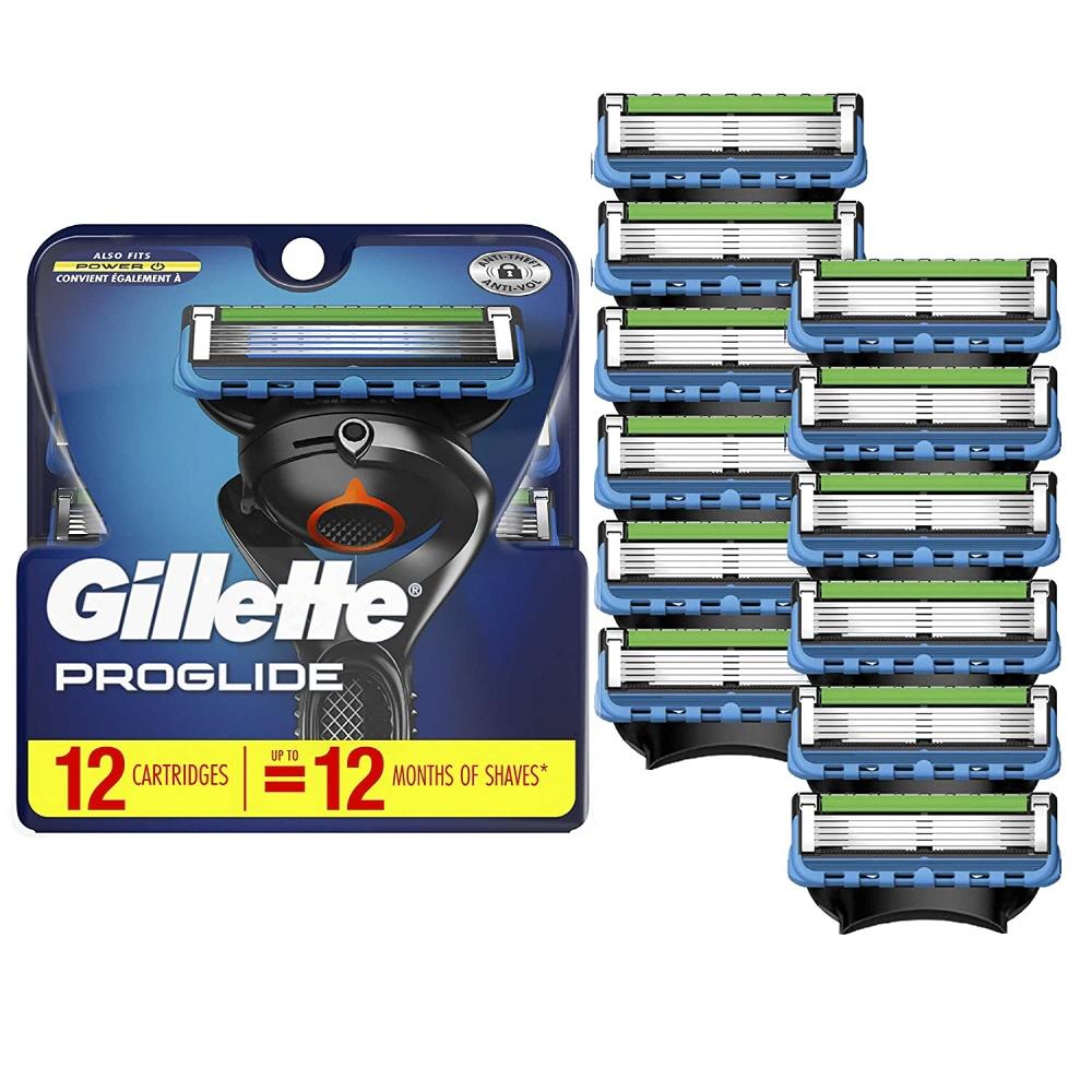 질레트 프로<b>글라이드</b> 카트리지 리필 12개입 Gillette ProGlide Cartridge Refills