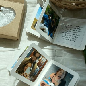 포토북 기념일 편지지 생일 편지 주문 제작 프로포즈 선물 포토 카드 감성 빈티지
