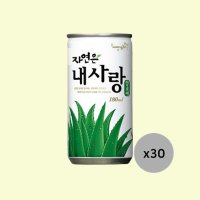 웅진 내사랑 알로에 캔 음료 주스 180ml 30개