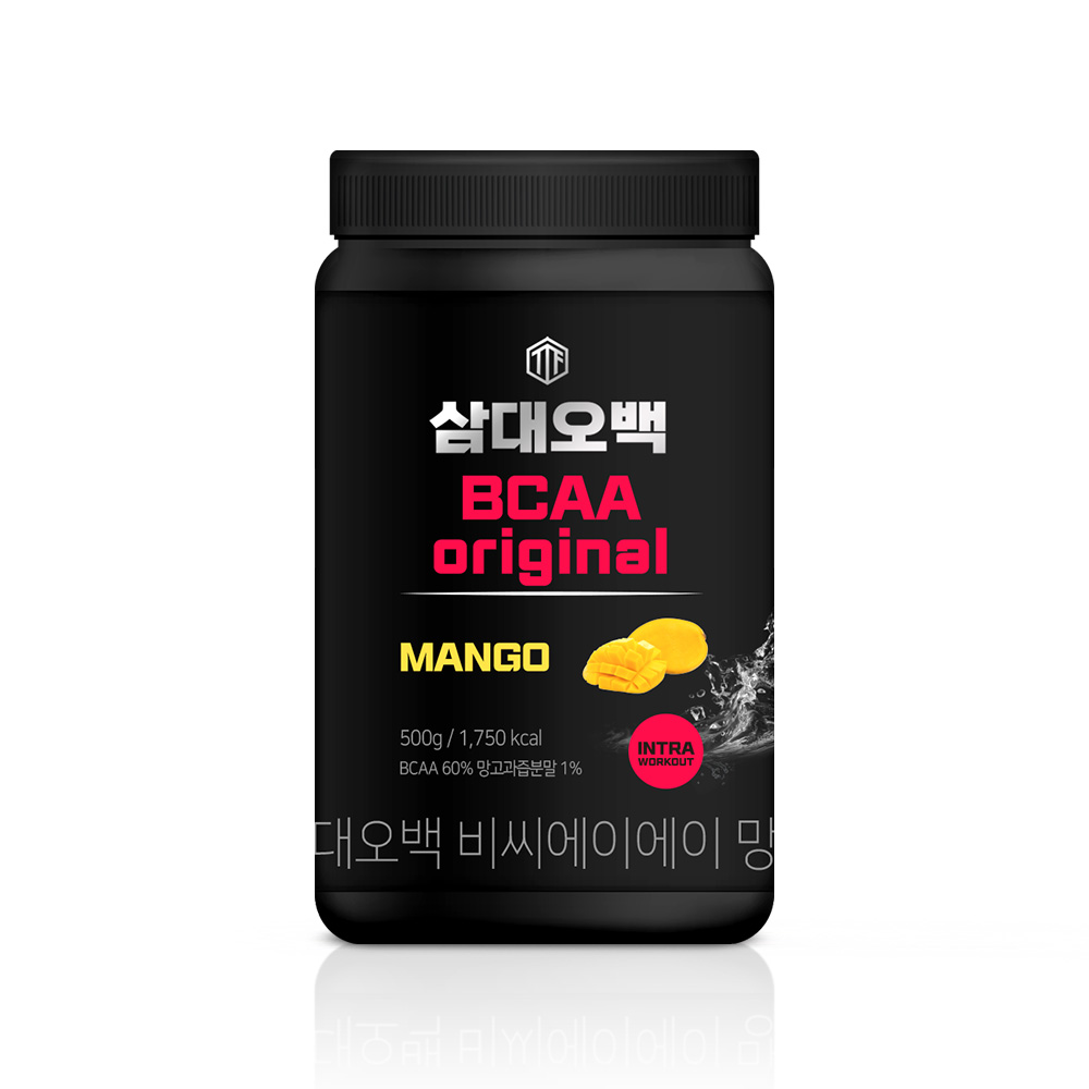 삼대오백 <b>BCAA</b> 아미노산 헬스부스터 운동전부스터 망고 500g