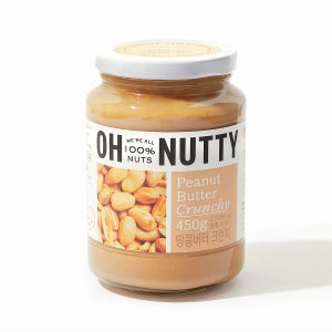 오넛티 땅콩버터 크런치 100% 450g, 1개