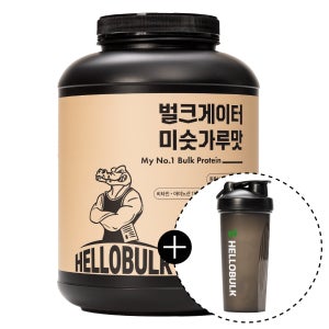 헬로벌크 게이너 단백질 프로틴 쉐이크 식사대용 벌크업 보충제 미숫가루맛, 4kg, 1개