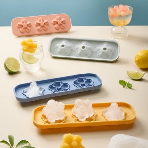 실리팟 실리콘 플라워 아이스 얼음 트레이 얼음틀 하이볼