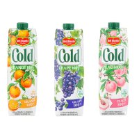 델몬트 Cold 콜드 100% 오렌지 포도 복숭아 주스 1000ml 1L