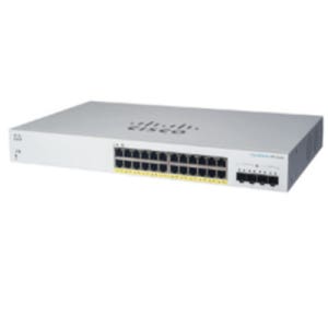 시스코 CBS220-24P-4X-EU 기가비트 POE 195W 24포트 10G 4SFP+광포트 스위치허브