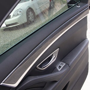 BMW 5시리즈 F10 도어패널 카본 몰딩
