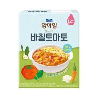 매일 맘마밀 안심소스 바질토마토 12개월부터 간편 아기랑여행 시판 아기간식 1세트