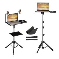 SH 프로젝터 스탠드-노트북 삼각대, 높이 조절 가능, DJ 믹서 스탠딩 테이블, 야외 컴퓨터 책상 스탠드, 무대 또는 스튜디오용