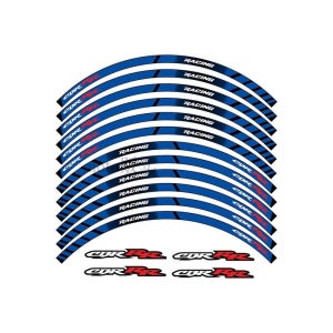 혼다 CBR RR 휠 17인치 데칼 휠스티커 블루