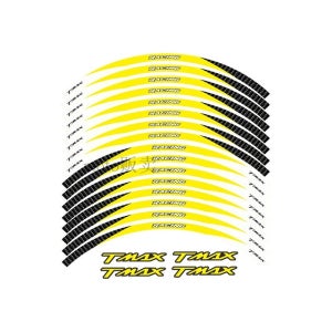 야마하 TMAX 튜닝호환 17인치 장식 휠 장식 휠데칼 스티커 A