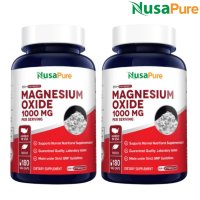 누사퓨어 마그네슘 Magnesium 1000mg 180캡슐 2개