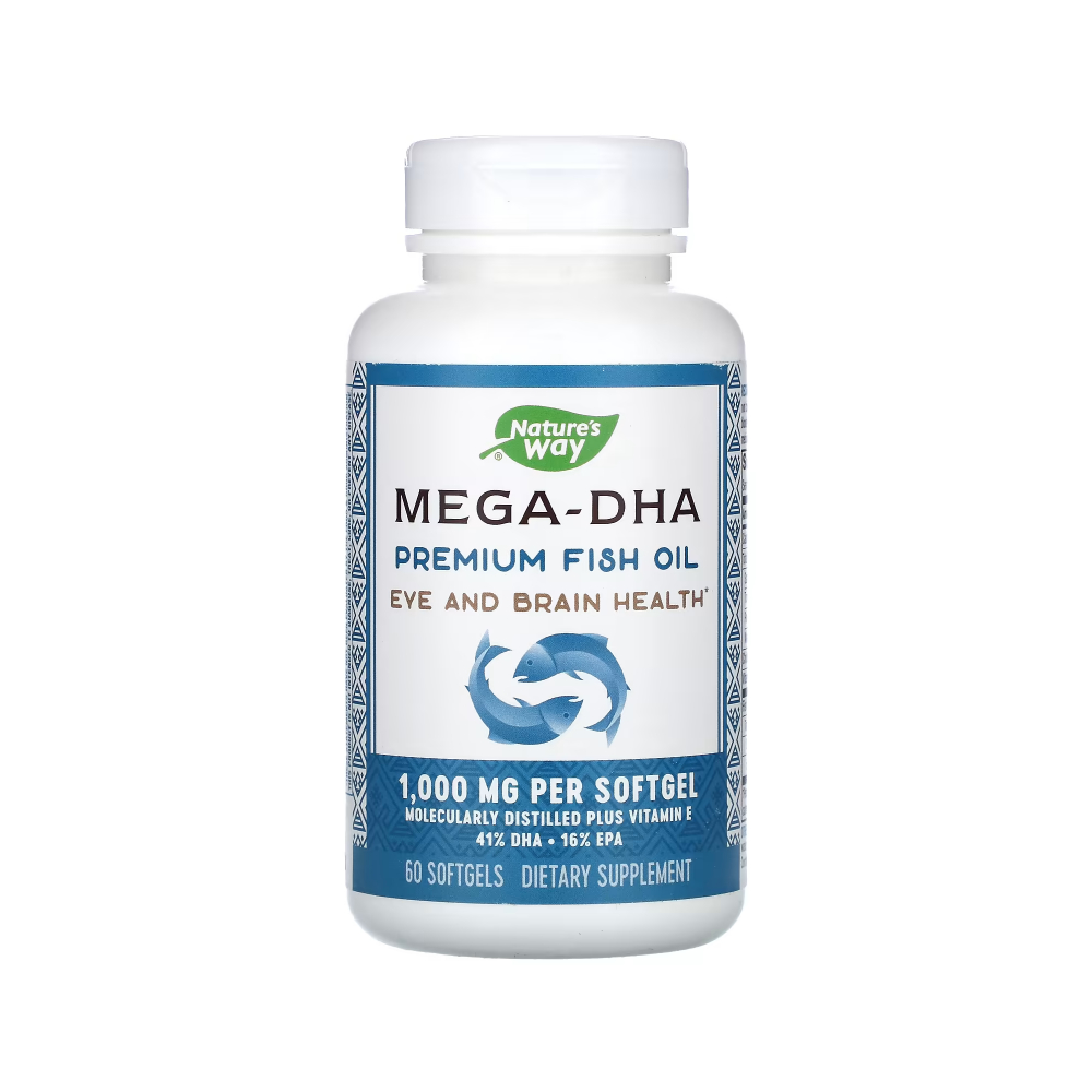 <b>네이처스웨이 DHA</b> 피쉬오일 1000mg 60소프트겔