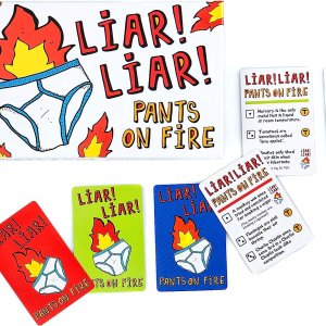 Boxer Gifts GA3033 Liar Liar Pants On Fire 재미있는 카드 게임 | 빠르게 진행 | 온 가족과 연령대를