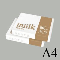 밀크 프리미엄 A4용지 80g 2권 1000매 (A480g 복사지 에이포용지 한국제지)