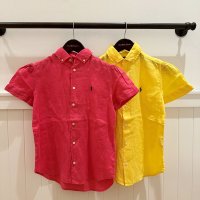 폴로 랄프로렌 우먼 반팔 린넨 셔츠 Polo Ralph Lauren Women Linen Shirt