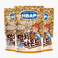 HBAF 바프 멸치아몬드 300g x 3봉 모음 (구운양파 매운고추장)