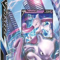 Pokémon TCG Pokémon GO Mewtwo V 배틀 덱, 6세 이상(카드 60장, 바로 플레이 가능) 모자