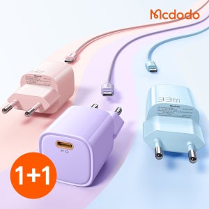 [1+1] 초고속 미니 충전기+Cto8 케이블 세트 CH352